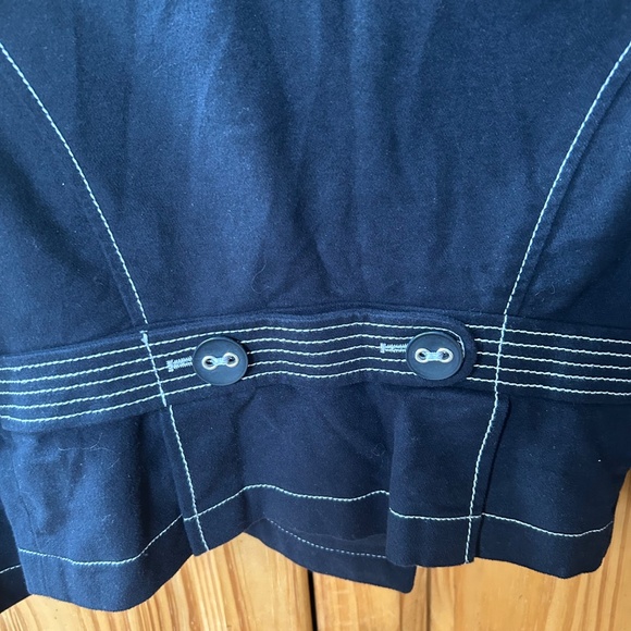 Guess Semi-Jacket Cropped Ultra-Chic Black 100% Cotton Women's Size Small - Picture 3 of 9